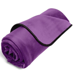 Liberator Fascinator Throw Moisture Proof Blanket | Mini Size, Aubergine - Dreamy Desire