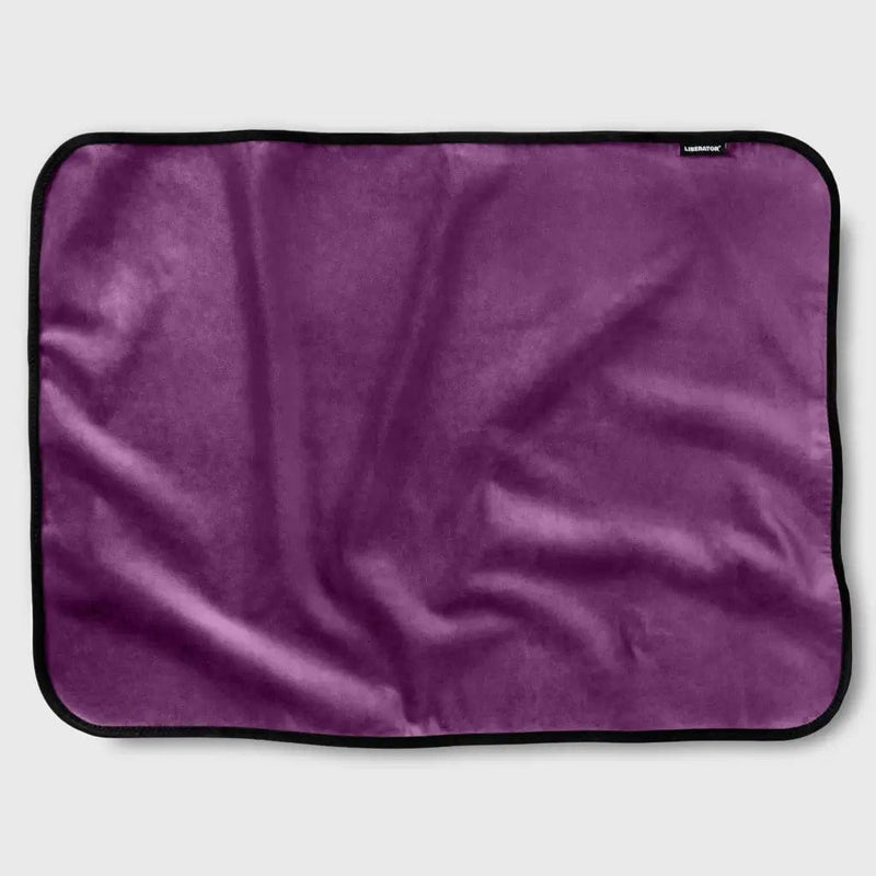 moisture proof sensual blanket mini size, aubergine