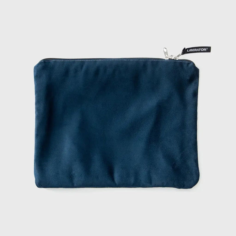 Liberator Vibrators Liberator Zappa Toy Bag - Navy Microsuede