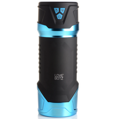 Love Botz Auto Milker Intense upright standalone view displaying tri-button control panel on top