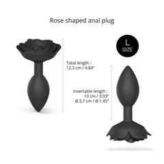 Love To Love Open Roses Anal Plug Large - Dreamy Desire