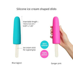 Love to Love Iscream Silicone Dildo Blue Lagoon - Dreamy Desire