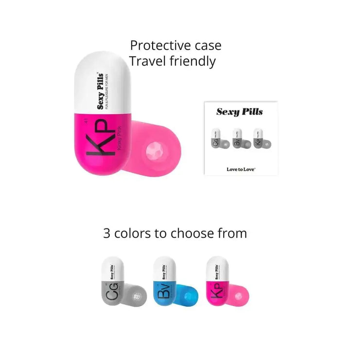 Love To Love Sexy Pills Mini Masturbator Kinky Pink - Dreamy Desire