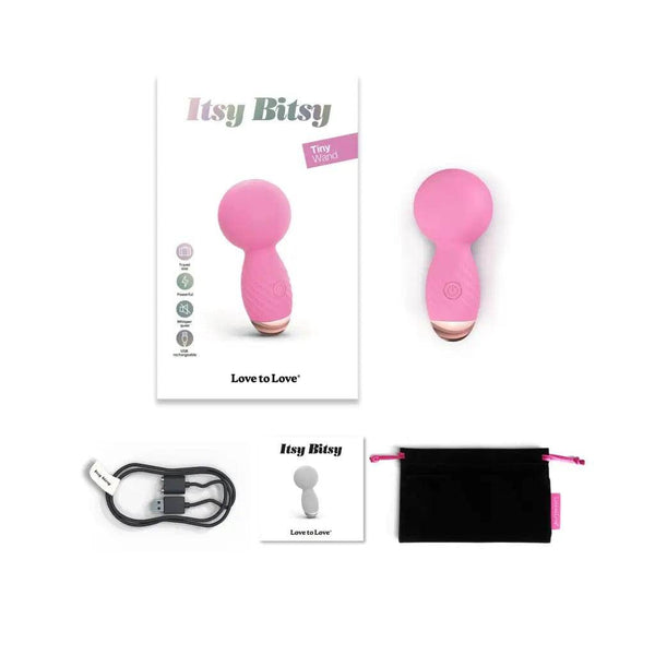 Love to Love Itsy Bitsy Mini Wand Vibrator - Dreamy Desire