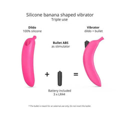 Love To Love Oh Oui Banana Vibrator Danger Pink - Dreamy Desire