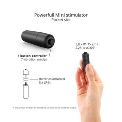 Love to Love Waouhhh Mini Bullet Vibrator Black Onyx - Dreamy Desire