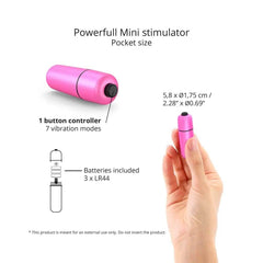 Love to Love Waouhhh Mini Bullet Vibrator Danger Pink - Dreamy Desire