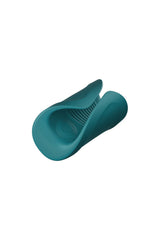 Lovense Gush 2 sleeve fully open showing soft contoured silicone wings and ribbed channel