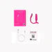Lovense Lush Anal accessories flat lay showing charging cable, manual, and included components