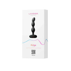 Lovense Ridge packaging box showing product name and colorful wave design branding