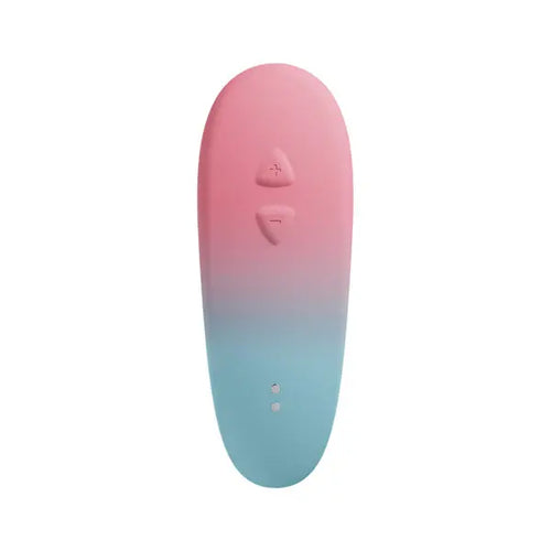 Lovense Tenera 2 clitoral suction stimulator in pink-to-mint ombre silicone finish