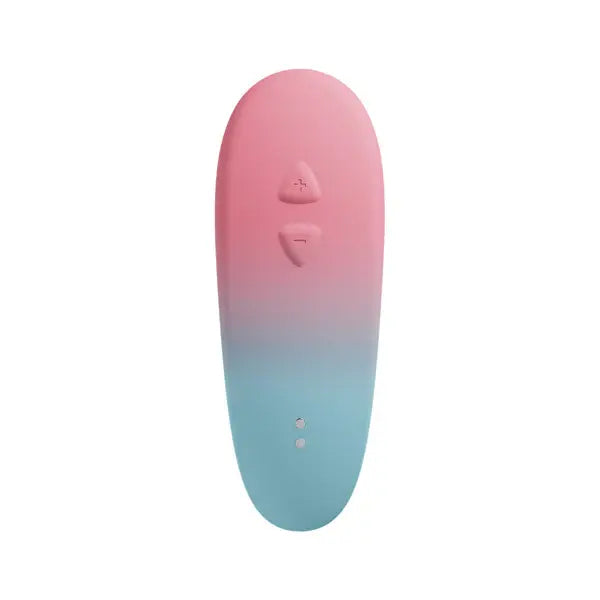 Lovense Tenera 2 clitoral suction stimulator in pink-to-mint ombre silicone finish