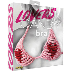 Lover's Candy Heart Bra box by Hott Products featuring pink and red candy bead cups