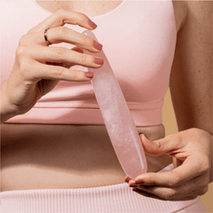 Crystal Slim Wand - Rose Quartz - Dreamy Desire