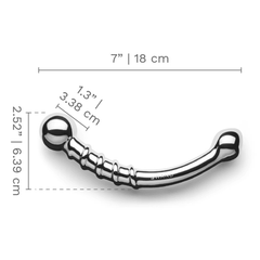 Le Wand Bow Stainless Steel Dildo - Dreamy Desire