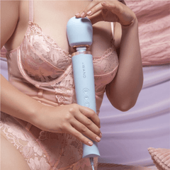 Plug-In Vibrating Massager - Sky Blue - Dreamy Desire