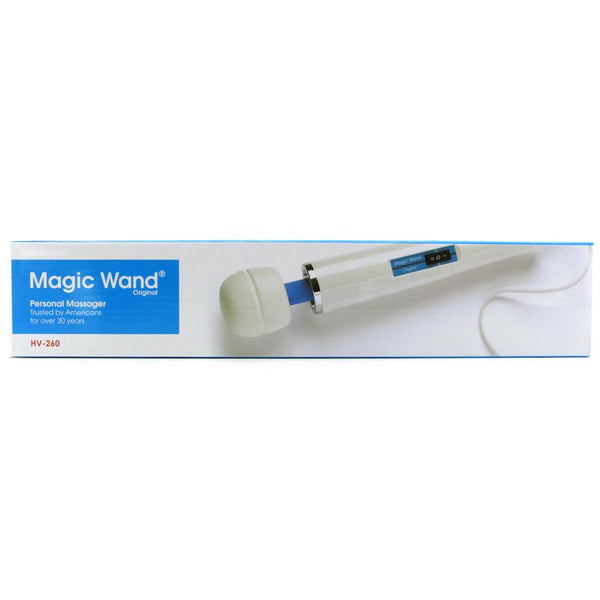 Magic Wand Original packaging box showing product illustration, model HV-260 printed on side