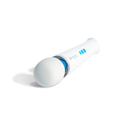 Magic Wand Waterproof wand massager angled low, highlighting the flexible silicone head joint
