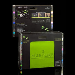 Male Edge Extra retail packaging front and back showing kit contents and brand logo
