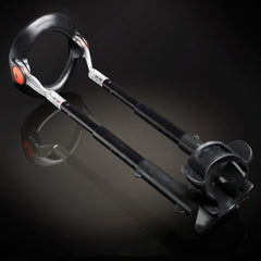 Male Edge Pro extender device fully assembled showing dual rods and support cradle