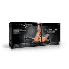 Master Series Breed Master Breeding Stand with Sex Machine retail packaging box showing product on front panel