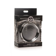 Master Series Sarge 2.25 Stainless Steel C-Ring shown in its retail display packaging