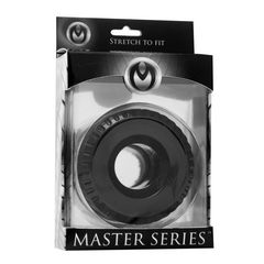 Master Series Tread Cock Ring in retail box labelled Stretch To Fit, front packaging view