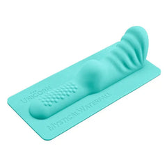 Mystical Waterfall clitoral attachment showing embossed branding and textured surface detail