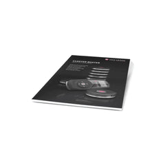 Mystim Cluster Buster multilingual instruction manual booklet showing product illustrations on cover