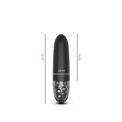 Mystim Sleak Freak size diagram showing 14 cm length and 3.6 cm width measurements