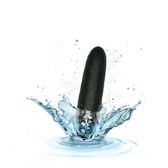 Mystim Sleak Freak splashing into water demonstrating waterproof construction