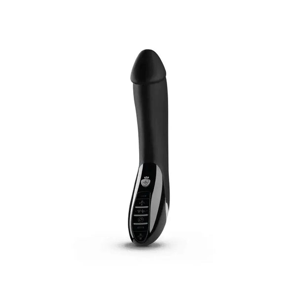 Mystim Tickling Truman Black Edition eStim vibrator with glossy control panel