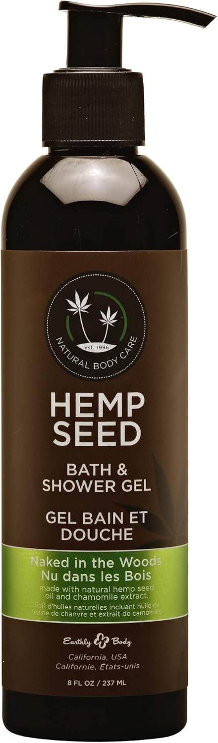 Hemp Seed Bath & Shower Gel Naked in the Woods 8 fl oz / 237 ml - Dreamy Desire