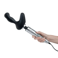 Nexus prostate attachment fitted onto Doxy Die Cast wand held in one hand