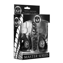 Nipple Amplifier Pyramids Bulbs packaging showing Master Series branding and included O-ring accessories