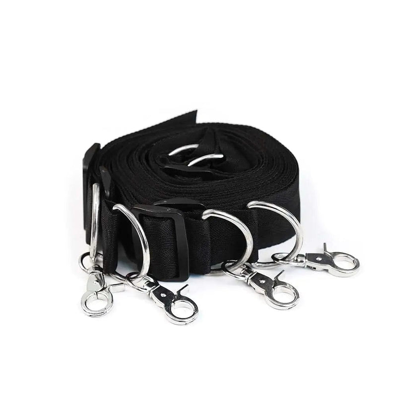 NOBÜ BDSM Nobu Fetish - BR1 Adjustable Bed Restraints in Black