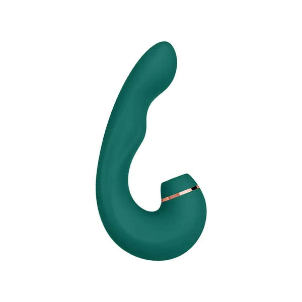 Nobü Essentials - Aria Tapping Pulse Clitoral Vibrator - Emerald - Dreamy Desire