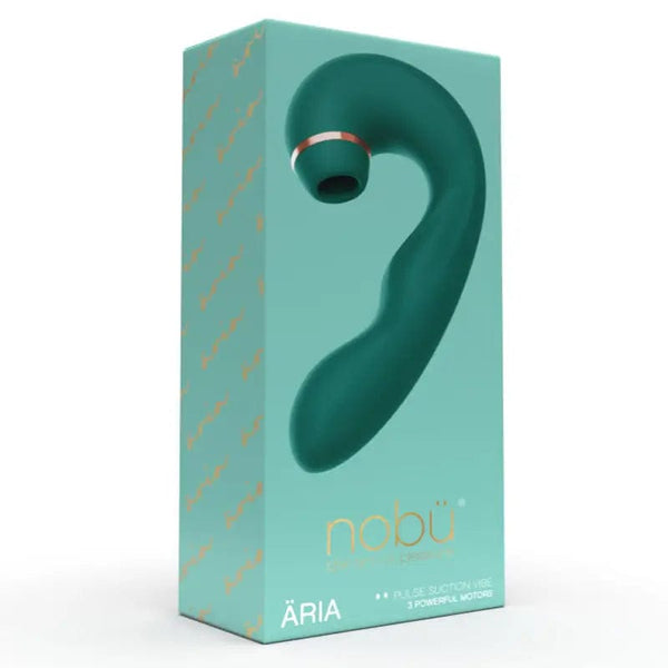 NOBÜ Vibrators Nobü Essentials - Aria Tapping Pulse Clitoral Vibrator - Emerald