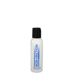 Non-Friction Water Based Lube 2 oz white bottle with black flip-top cap