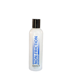 Non-Friction Water Based Lube 4 oz white bottle with black flip cap, 120ml