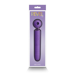 NS Novelties Revel Fae purple wand in full packaging showing product scale and design