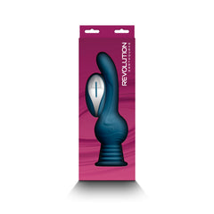 NS Novelties Revolution Earthquake in magenta retail box, side panel showing product name clearly