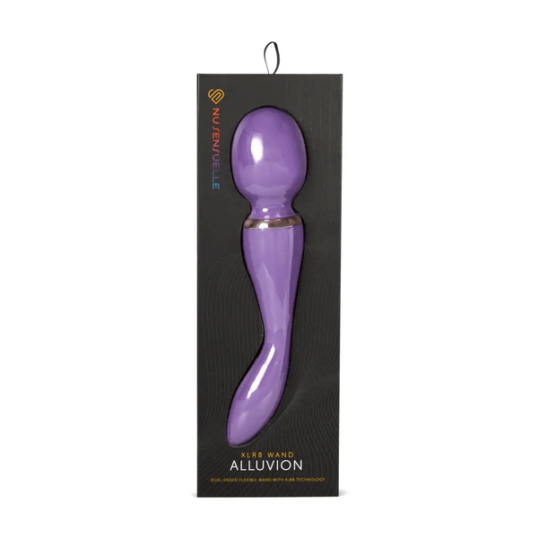 Nu Sensuelle Vibrators Nu Sensuelle Alluvion XLR8 Turbo Wand in Purple