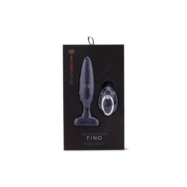 Nu Sensuelle Vibrators Nu Sensuelle - Fino Roller Motion Anal Plug - Navy Blue