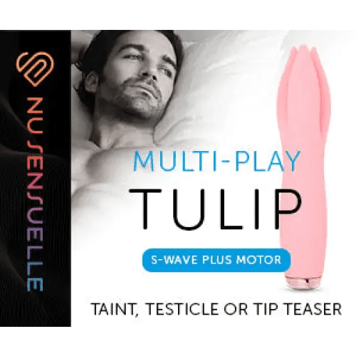 Nu Sensuelle Multi-Play Tulip Vibrator - Millennial Pink - Dreamy Desire