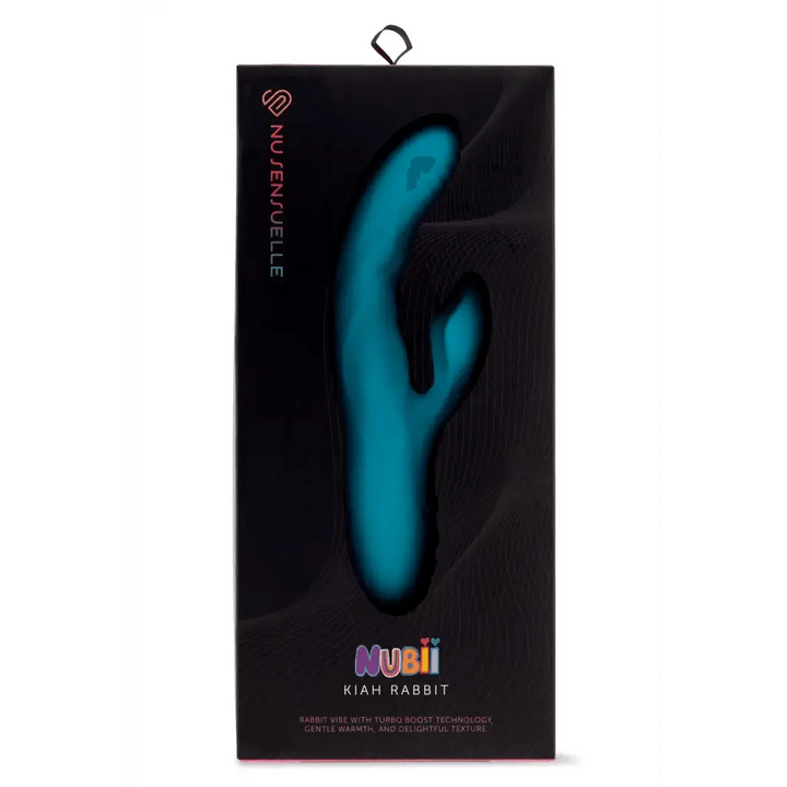 Nu Sensuelle - Nubii Kiah Rabbit Vibrator in Blue - Dreamy Desire