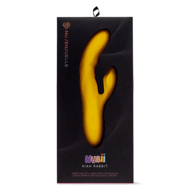 Nu Sensuelle - Nubii Kiah Rabbit Vibrator in Yellow - Dreamy Desire