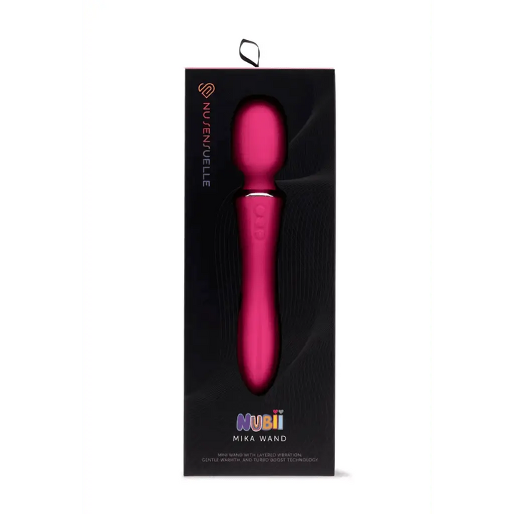 Nu Sensuelle - Nubii Mika Heating Mini Wand in Pink - Dreamy Desire