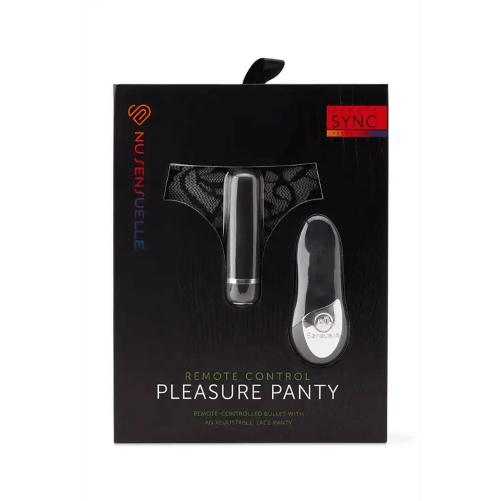 Nu Sensuelle - Pleasure Panty Black Remote Control Vibrator - Dreamy Desire