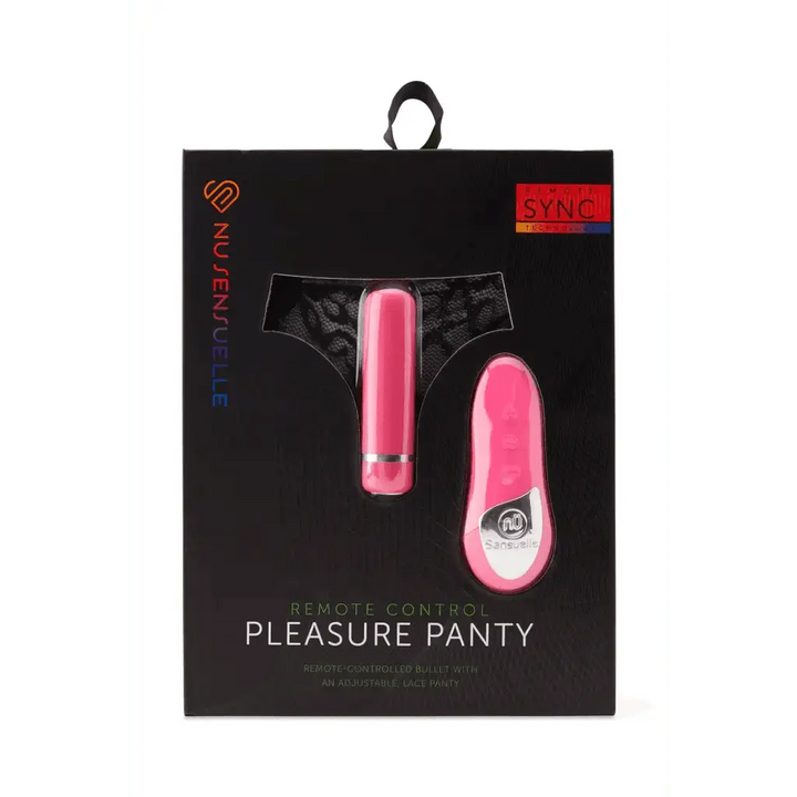 Nu Sensuelle Pleasure Panty - Remote Control Vibrator in Pink - Dreamy Desire